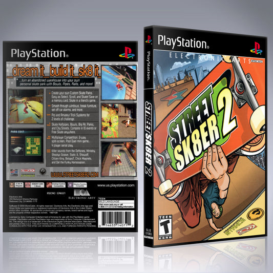 PS1 Case - NO GAME - Street Sk8er 2