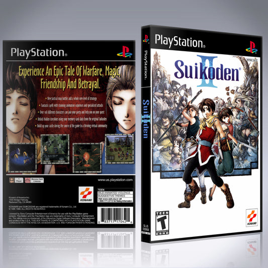 PS1 Case - NO GAME - Suikoden II