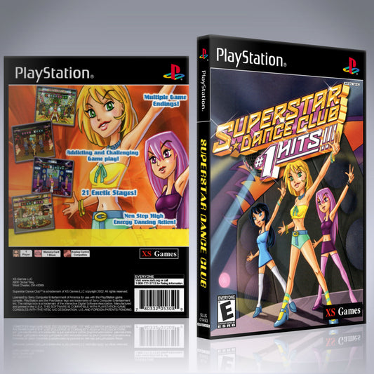 PS1 Case - NO GAME - Superstar Dance Club #1 Hits!!!