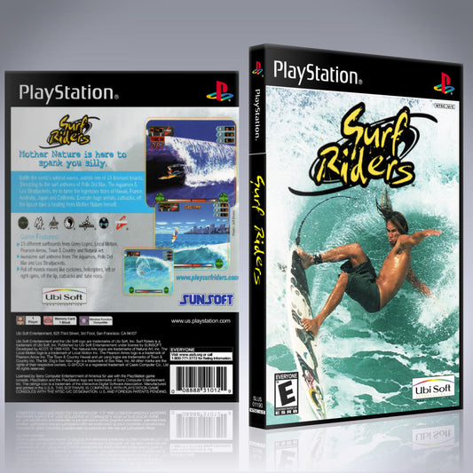 PS1 Case - NO GAME - Surf Riders