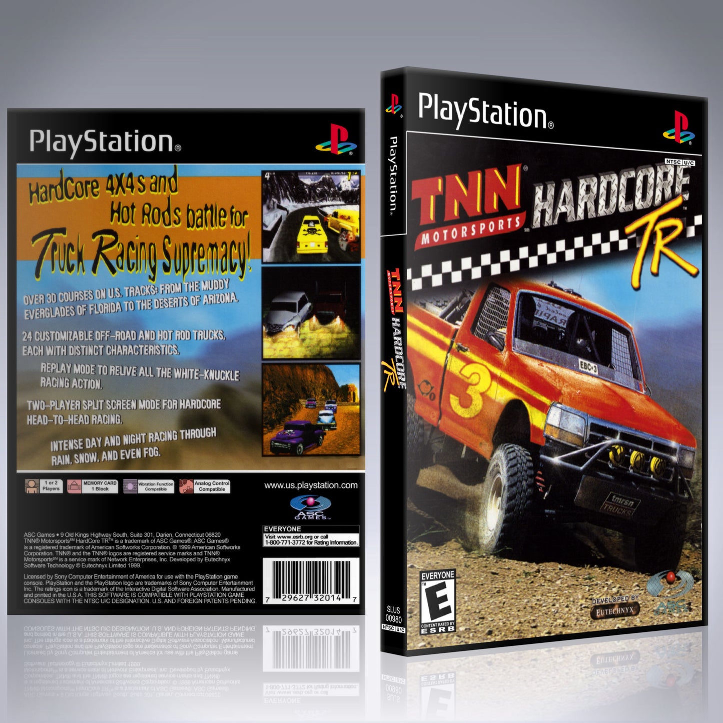 PS1 Case - NO GAME - TNN Motorsports HardCore TR