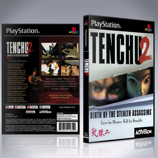 PS1 Case - NO GAME - Tenchu 2 - Birth of the Stealth Assassins