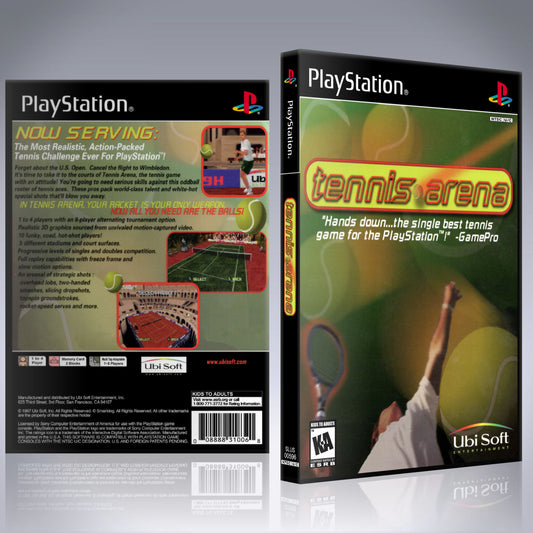 PS1 Case - NO GAME - Tennis Arena