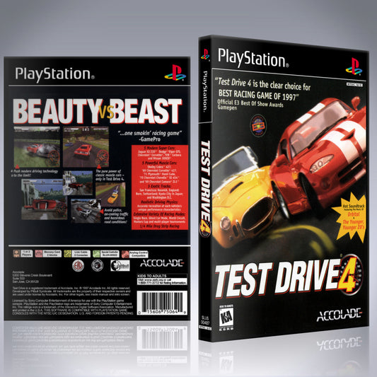 PS1 Case - NO GAME - Test Drive 4