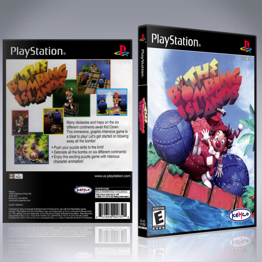 PS1 Case - NO GAME - The Bombing Islands