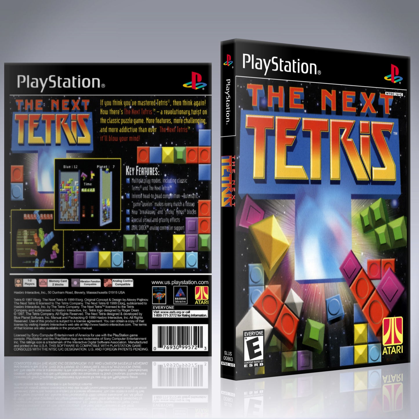 PS1 Case - NO GAME - The Next Tetris