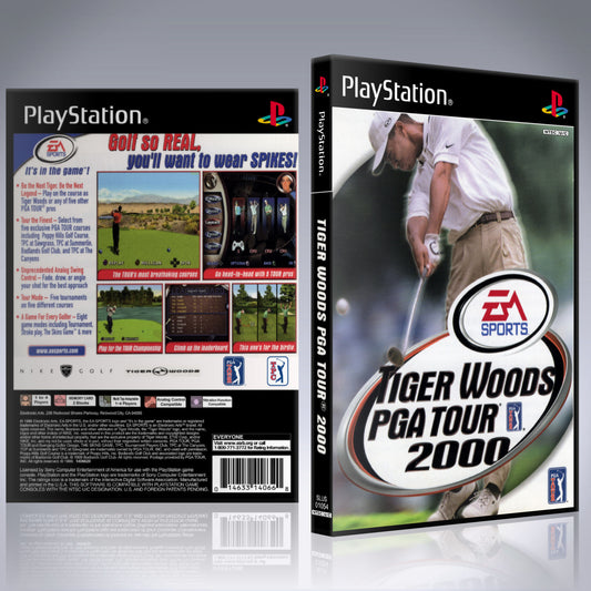 PS1 Case - NO GAME - Tiger Woods PGA Tour 2000