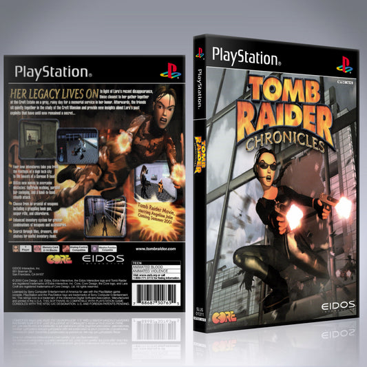 PS1 Case - NO GAME - Tomb Raider - Chronicles