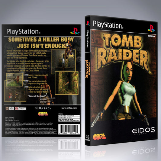 PS1 Case - NO GAME - Tomb Raider