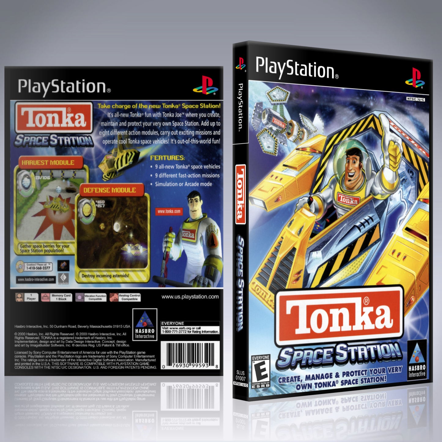PS1 Case - NO GAME - Tonka Space Station