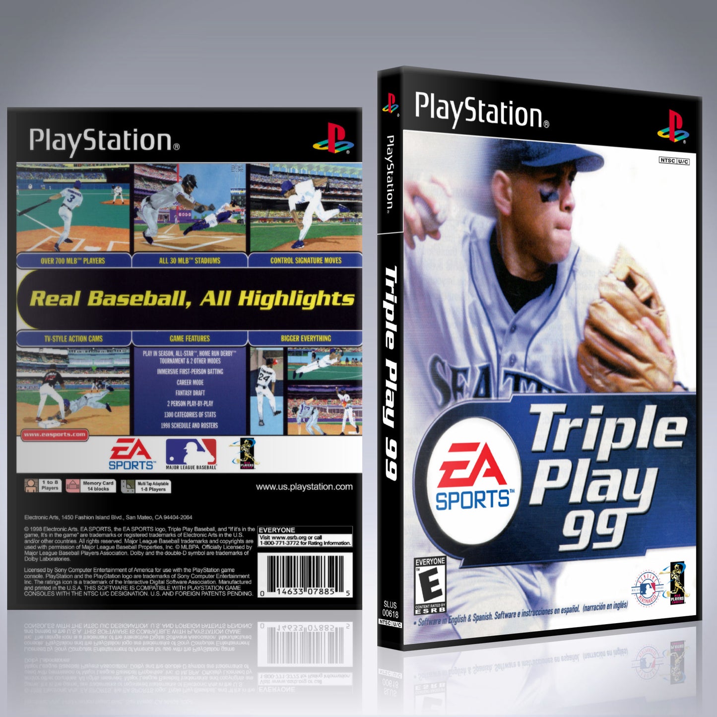 PS1 Case - NO GAME - Triple Play 99