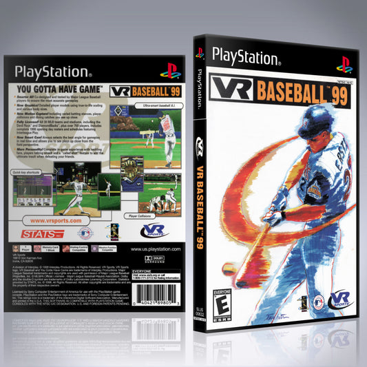 PS1 Case - NO GAME - VR Baseball 99