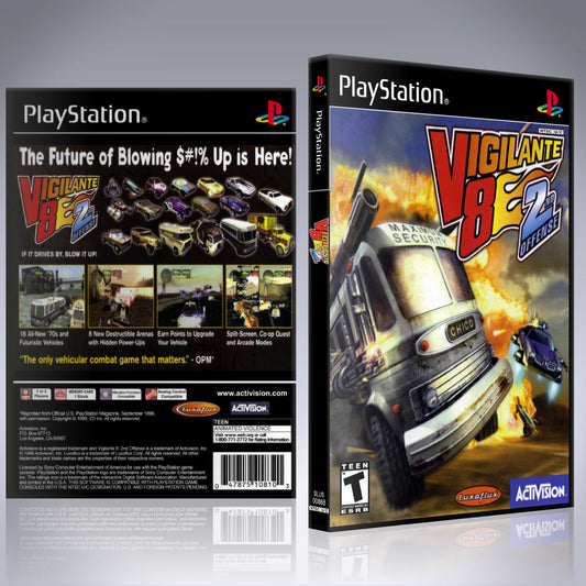 PS1 Case - NO GAME - Vigilante 8 Second Offense