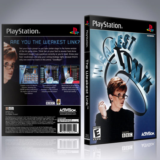 PS1 Case - NO GAME - Weakest Link