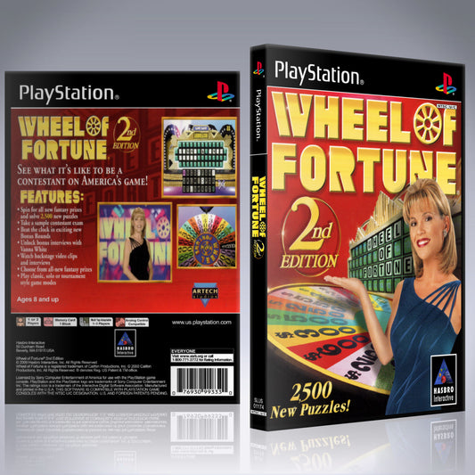 PS1 Case - NO GAME - Wheel of Fortune - 2nd Edition