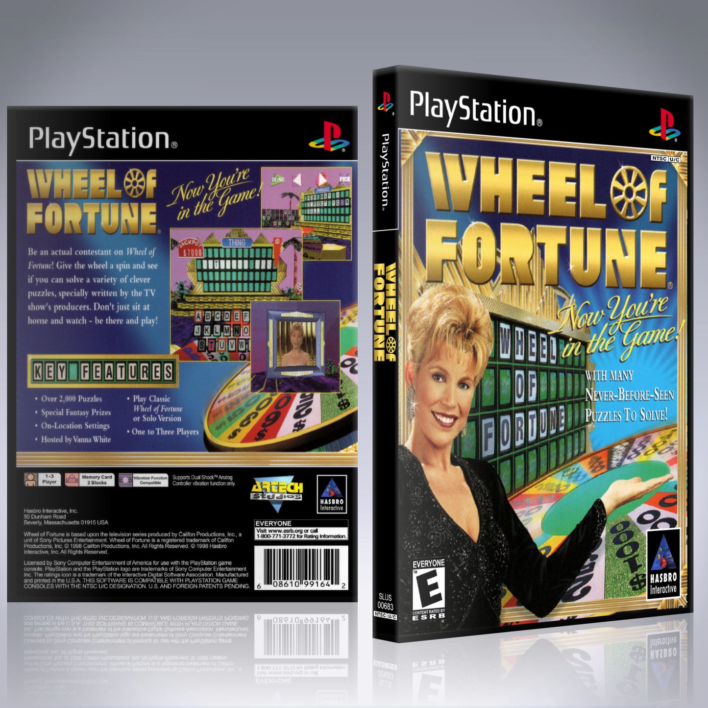 PS1 Case - NO GAME - Wheel of Fortune