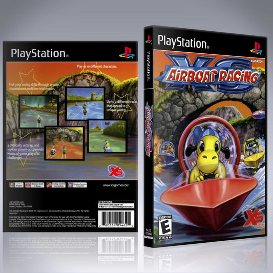PS1 Case - NO GAME - XS Airboat Racing