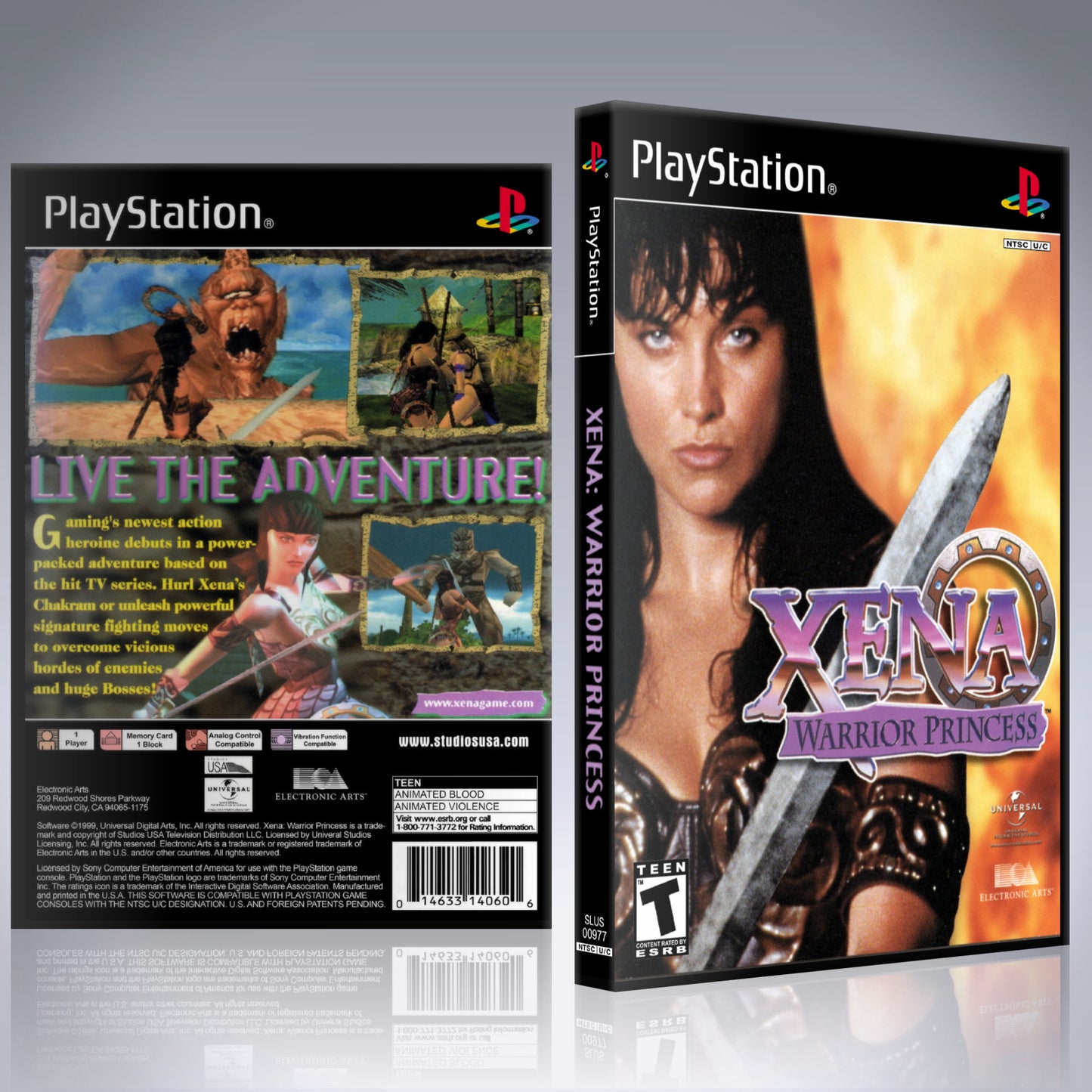 PS1 Case - NO GAME - Xena - Warrior Princess