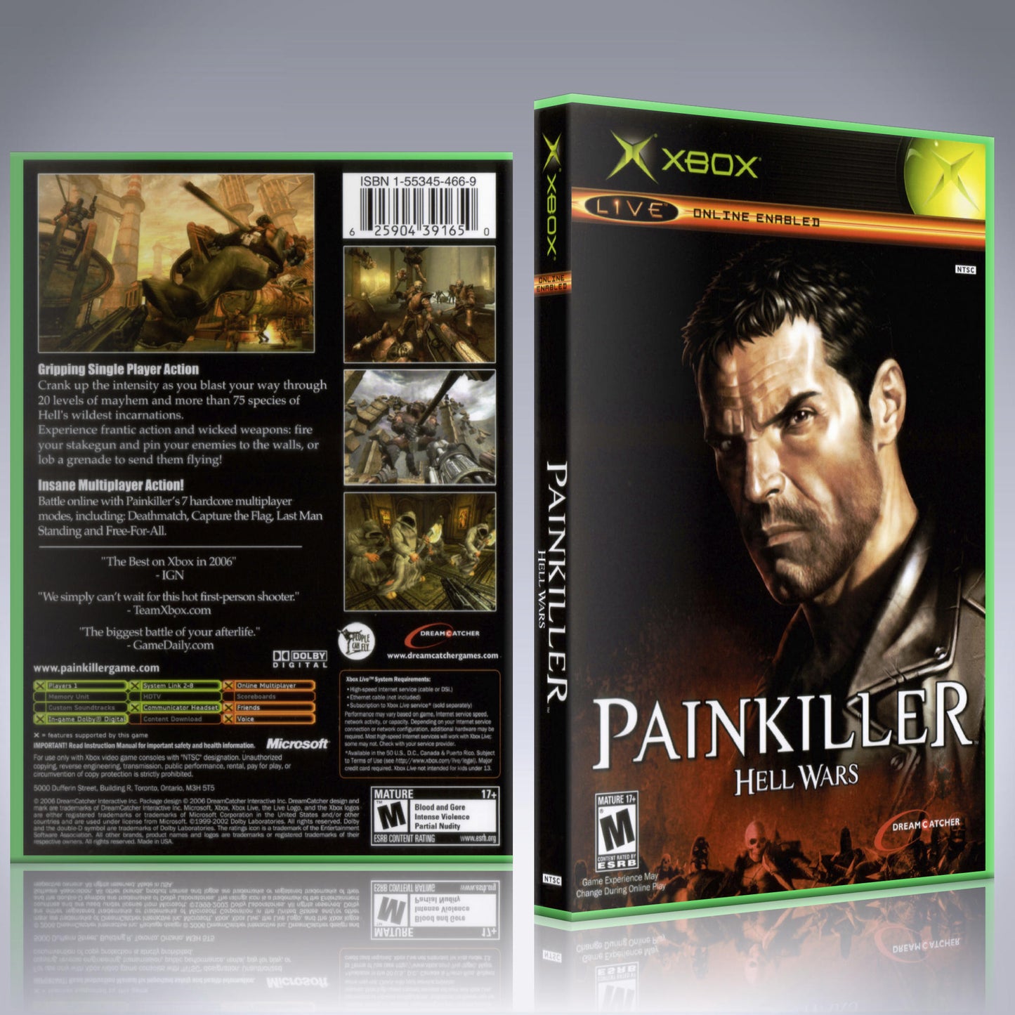 Xbox Case - NO GAME - Painkilller - Hell Wars