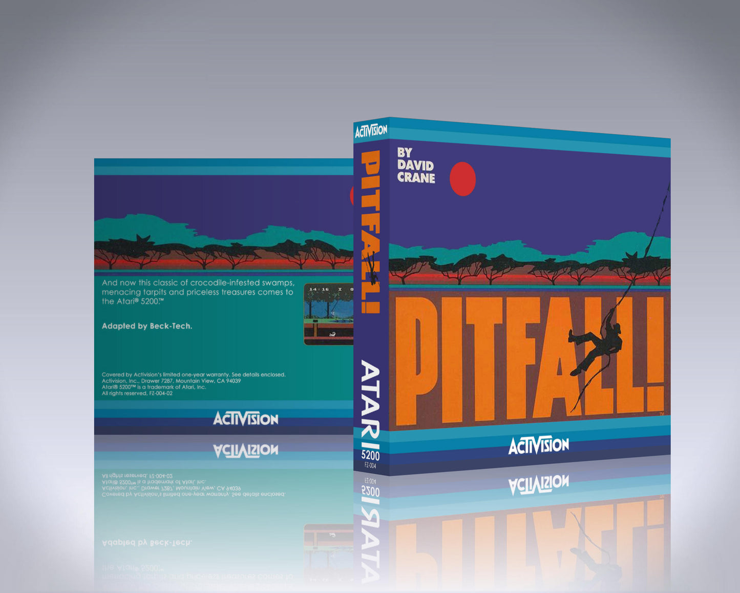 Atari 5200 Case - NO GAME - Pitfall