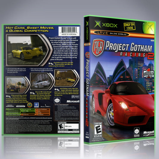 Xbox Case - NO GAME - Project Gotham Racing 2