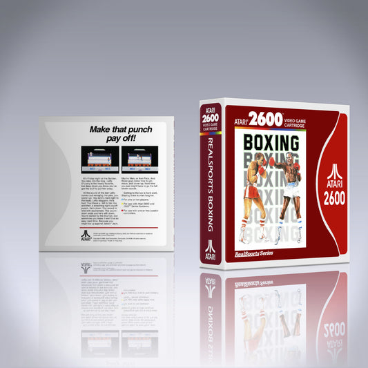 Atari 2600 Case - NO GAME - Real Sports Boxing