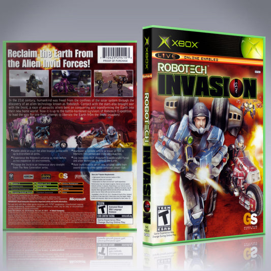 Xbox Case - NO GAME - Robotech - Invasion