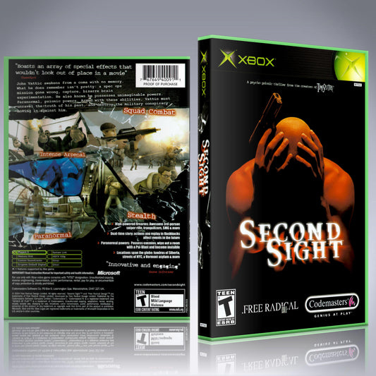 Xbox Case - NO GAME - Second Sight