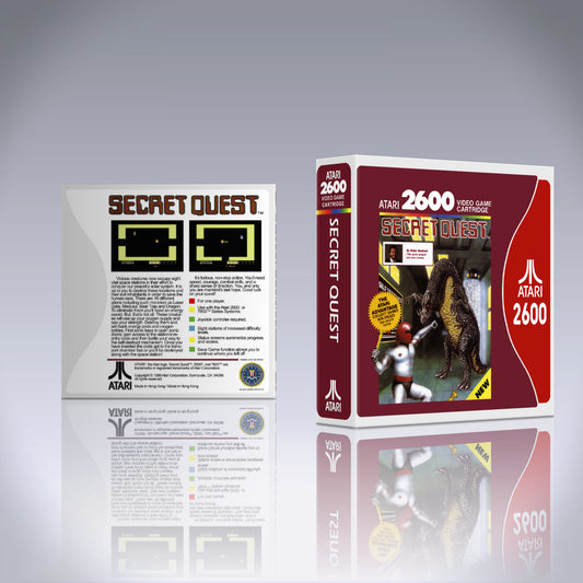 Atari 2600 Case - NO GAME - Secret Quest