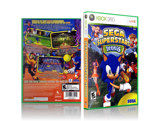 Xbox 360 Case - NO GAME - Sega Superstar Tennis