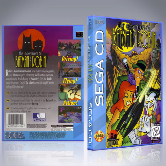 Sega CD Custom Case - NO GAME - Adventures of Batman and Robin
