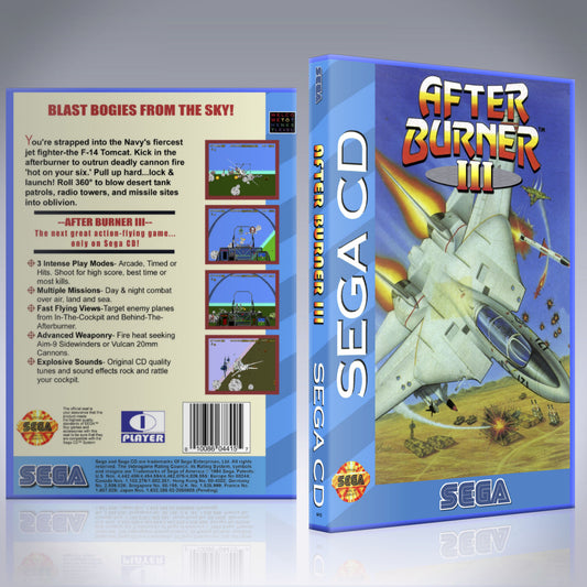 Sega CD Custom Case - NO GAME - After Burner III
