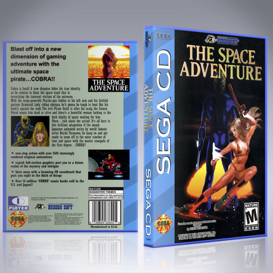 Sega CD Custom Case - NO GAME - The Space Adventure