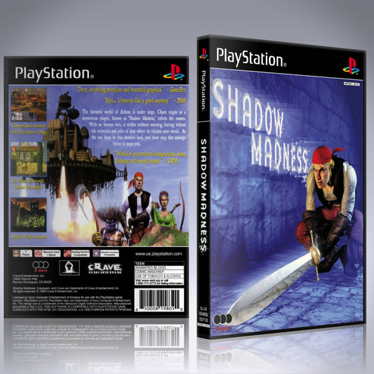 PS1 Case - NO GAME - Shadow Madness [3 Disc]