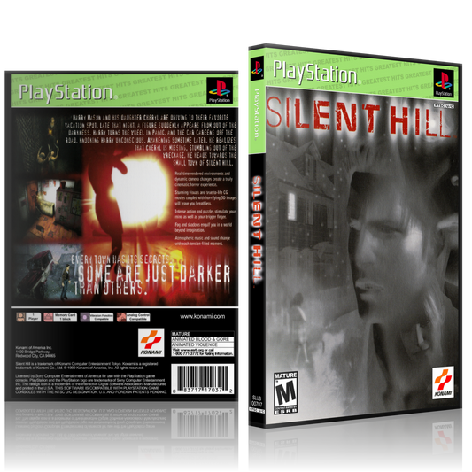 PS1 Case - NO GAME - Silent Hill - Greatest Hits