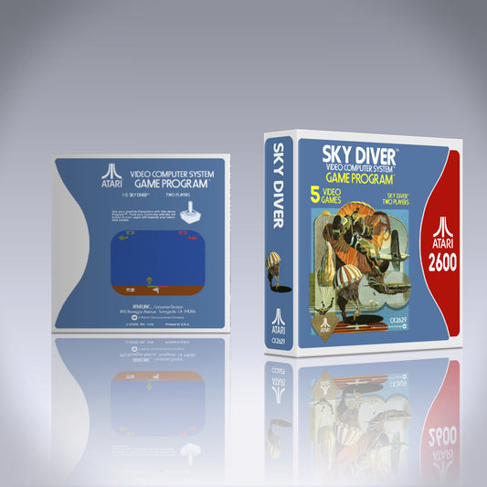 Atari 2600 Case - NO GAME - Sky Diver