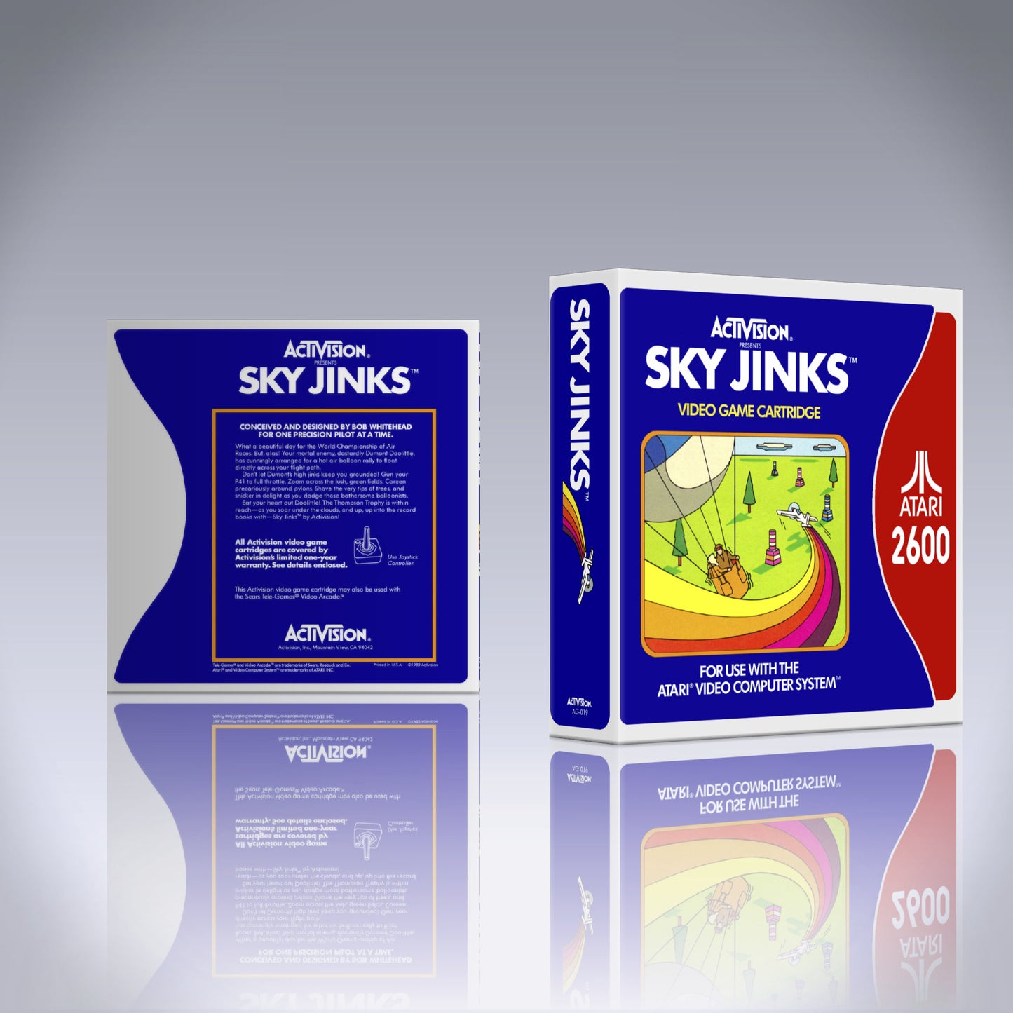 Atari 2600 Case - NO GAME - Sky Jinks