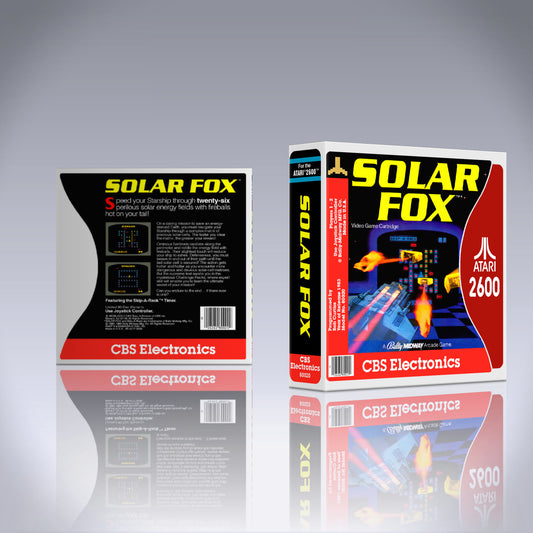 Atari 2600 Case - NO GAME - Solar Fox