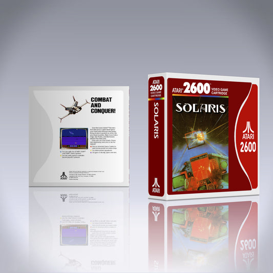 Atari 2600 Case - NO GAME - Solaris