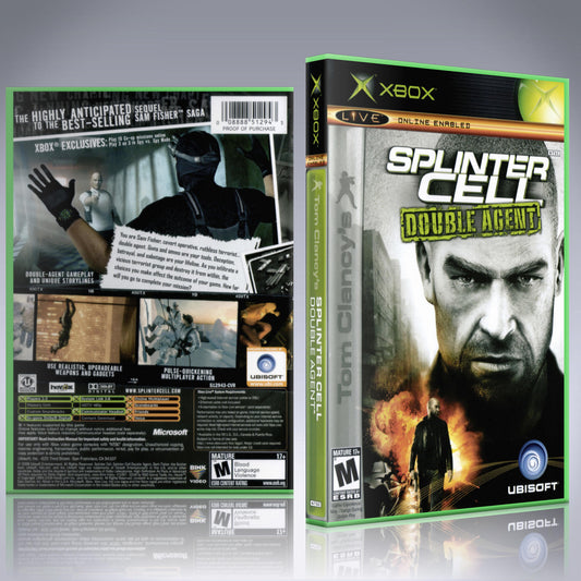 Xbox Case - NO GAME - Splinter Cell - Double Agent