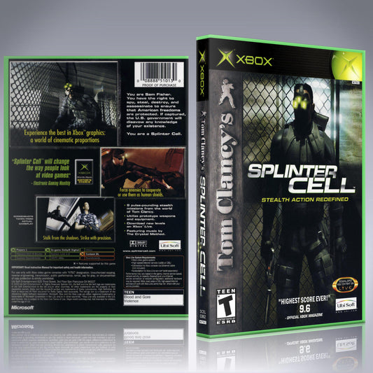 Xbox Case - NO GAME - Splinter Cell