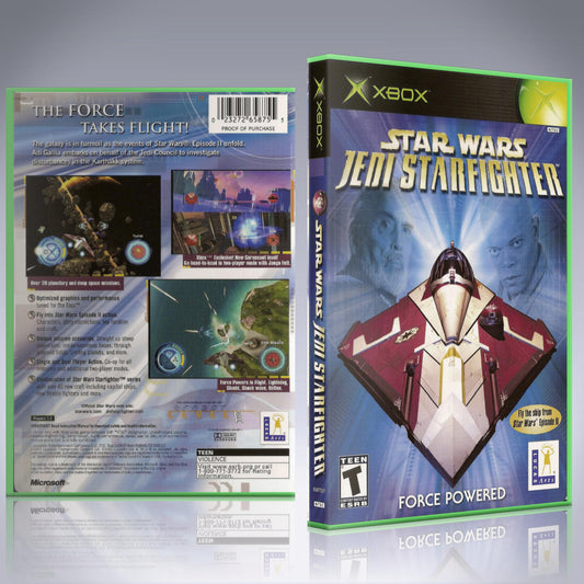 Xbox Case - NO GAME - Star Wars- Jedi Starfighter