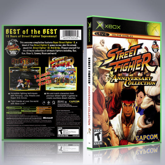 Xbox Case - NO GAME - Street Fighter Anniversary Collection