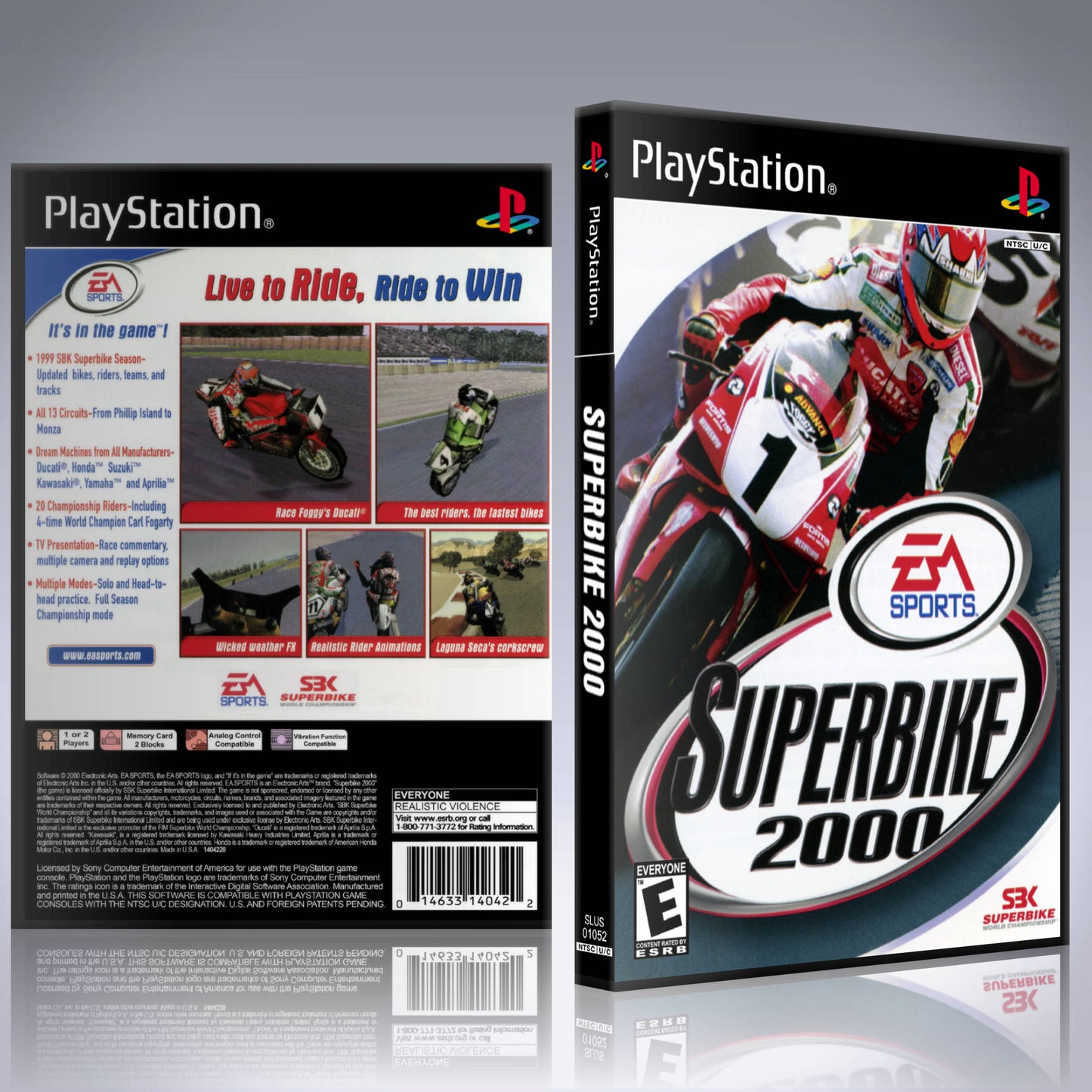 PS1 Case - NO GAME - Superbike 2000