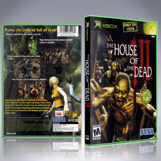 Xbox Case - NO GAME - The House of the Dead III