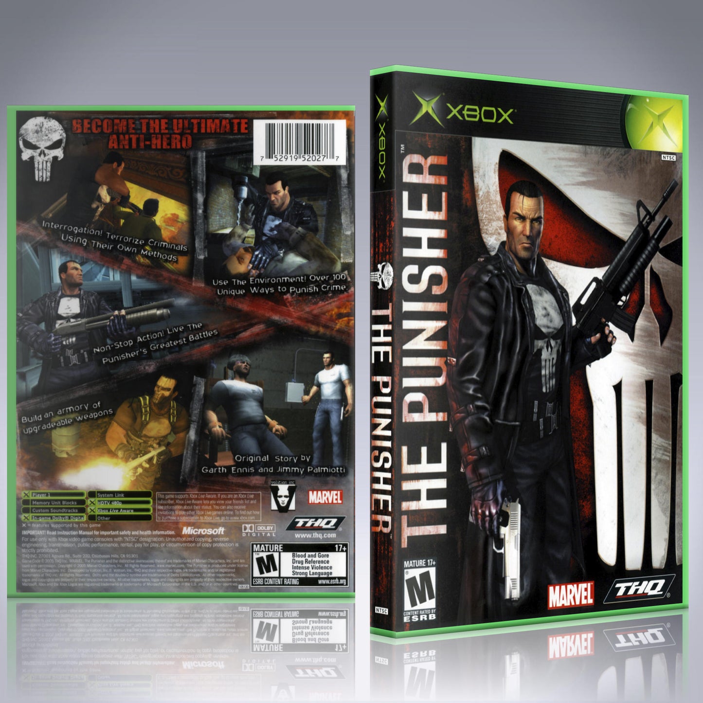 Xbox Case - NO GAME - The Punisher