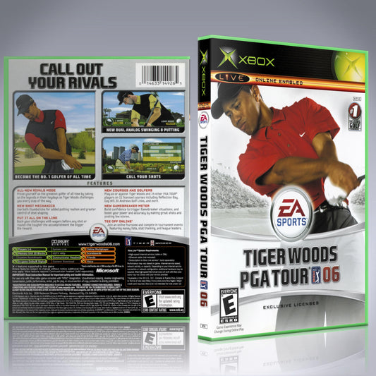 Xbox Case - NO GAME - Tiger Woods PGA Tour 06