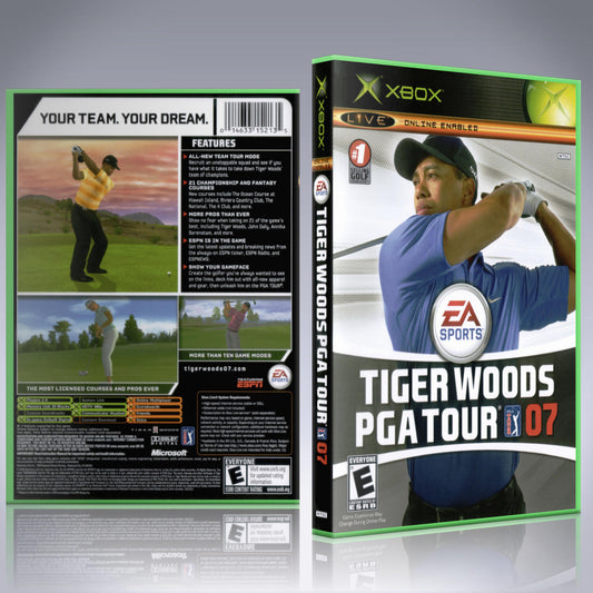 Xbox Case - NO GAME - Tiger Woods PGA Tour 07