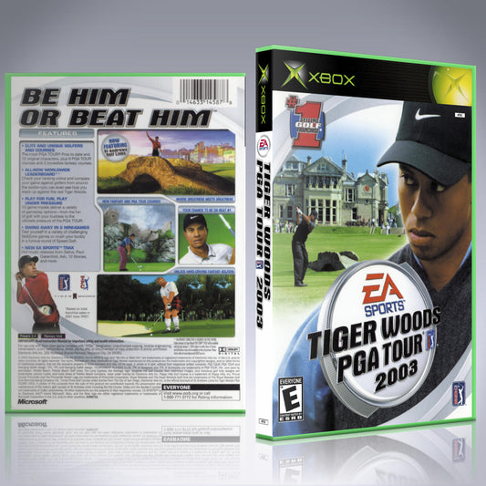 Xbox Case - NO GAME - Tiger Woods PGA Tour 2003