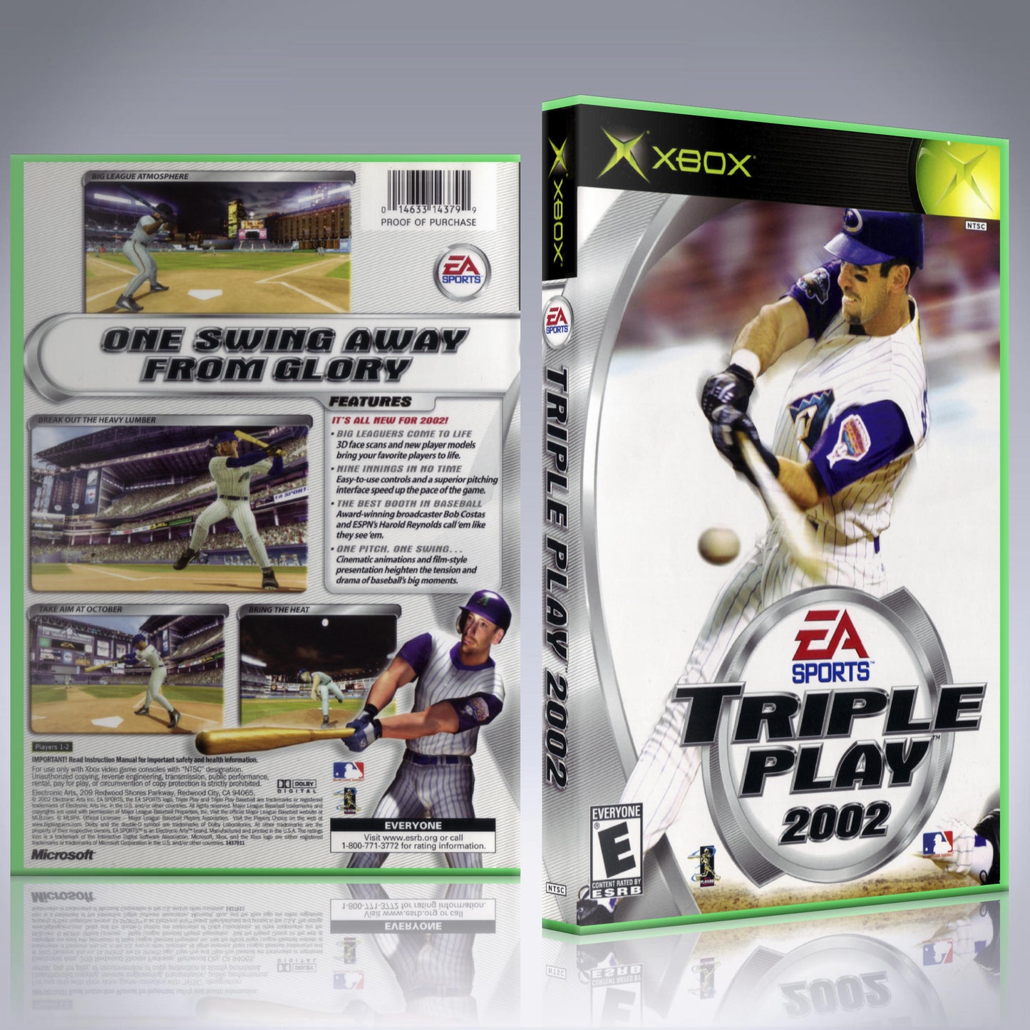 Xbox Case - NO GAME - Triple Play 2002